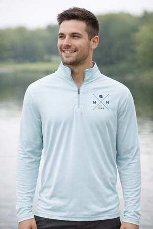 Arctic Blue Quarter Zip